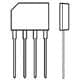 Diodes Incorporated KBP005G