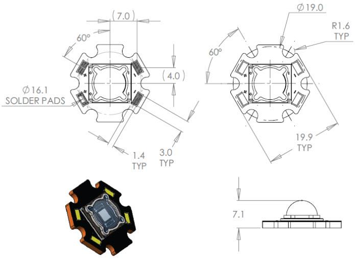 Luminus Devices SST-90 Series White Big Chip LEDs
