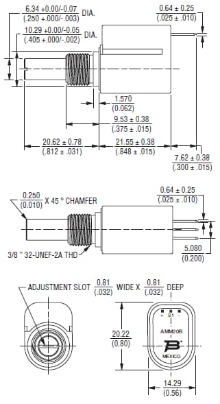 Block Diagram - Bourns AMM20B Multiturn Magnetic Position Sensor