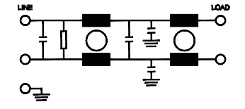 Schematic - Astrodyne TDI RP210 Compact Dual Stage Filters