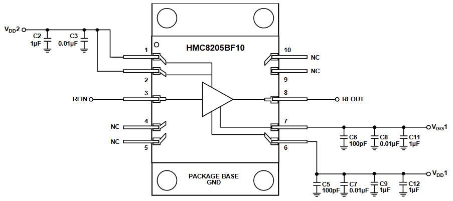 Analog Devices Inc. HMC8205 RF Amplifier