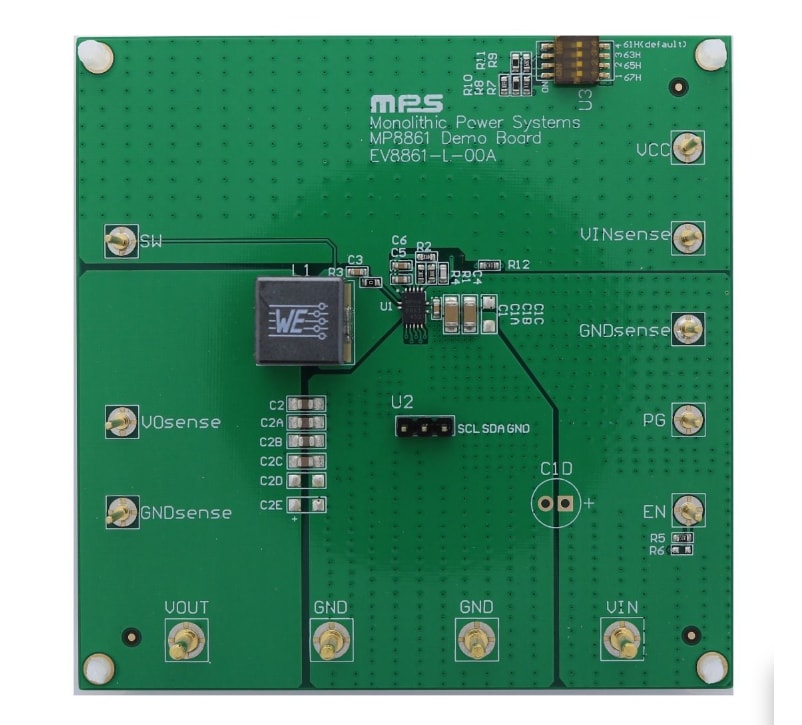 Monolithic Power Systems (MPS) EV8861-L-00A Evaluation Board