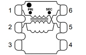 Schematic - MACOM MABA-011108 Transmission Line Balun