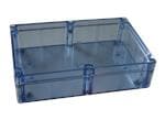Bud Industries Blue Transparent NEMA 4X Boxes