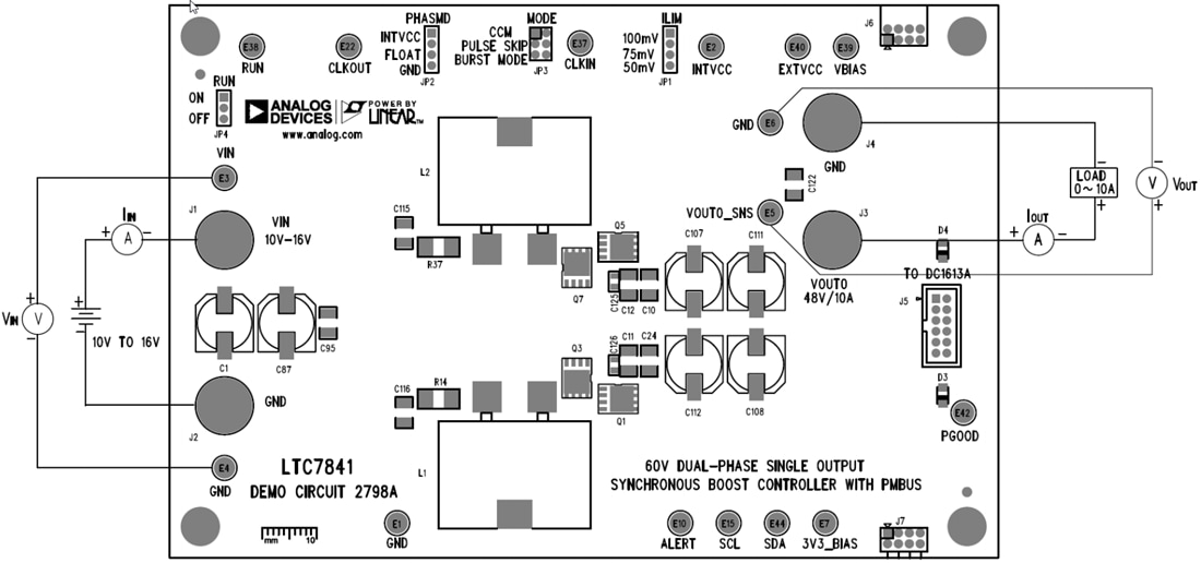 Chart - Analog Devices Inc. DC2798 Demo Circuit for LTC7841