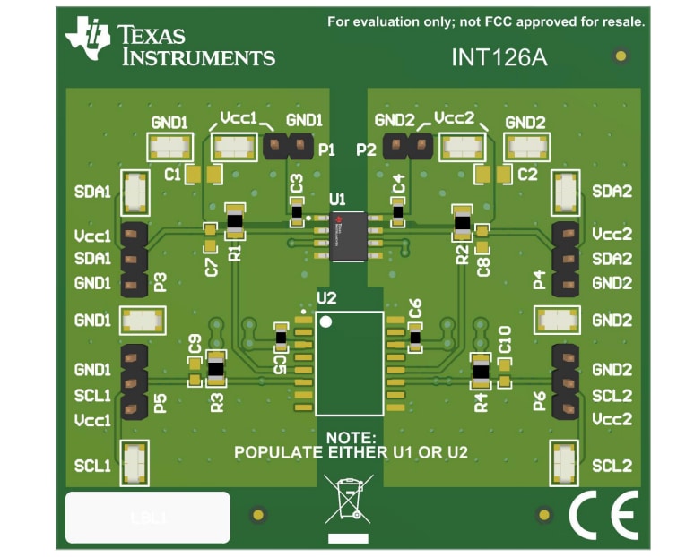 Location Circuit - Texas Instruments ISO1640EVM Evaluation Module