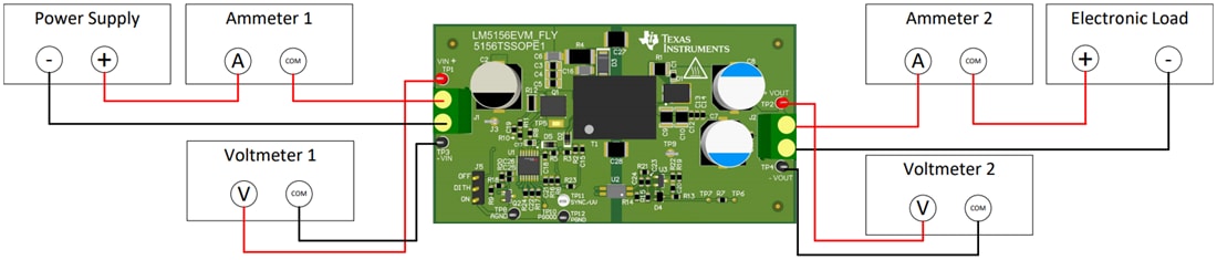 Mechanical Drawing - Texas Instruments LM5156HEVM-FLY Controller Evaluation Module (EVM)