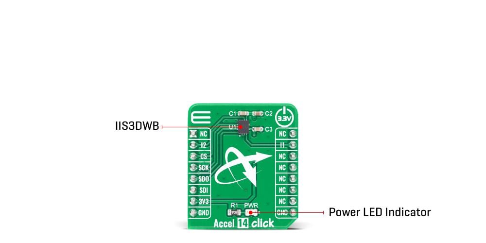 Block Diagram - Mikroe Accel 14 Click