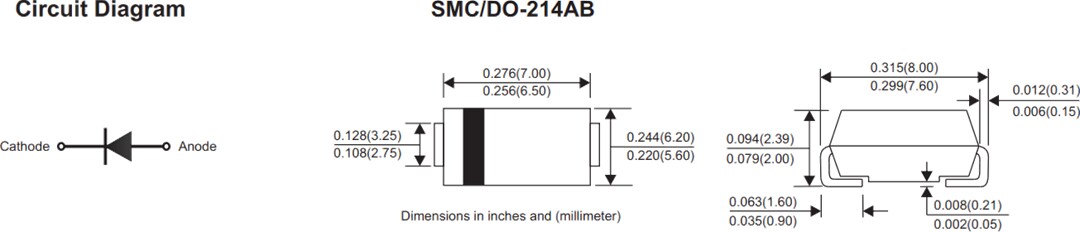 Comchip Technology ES8xC-HF Superfast Recovery Rectifiers