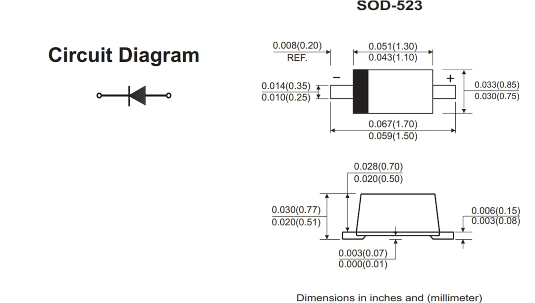 Comchip Technology 1N4148WT-HF SMD Switching Diode