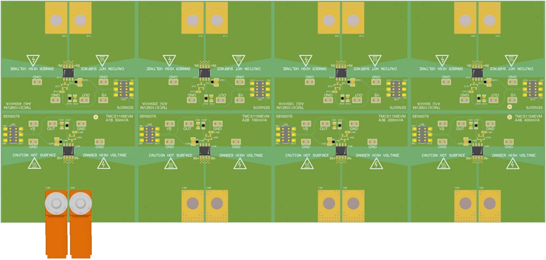 Mechanical Drawing - Texas Instruments TMCS1108EVM Current Sensing Evaluation Module