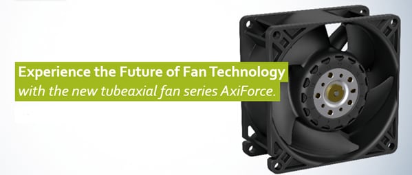 Infographic - ebm-papst AxiForce Efficient, Quiet Axial Fans