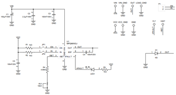 Schematic - Monolithic Power Systems (MPS) EVQ6610-S-00A & EVQ6610-J-00A Evaluation Boards
