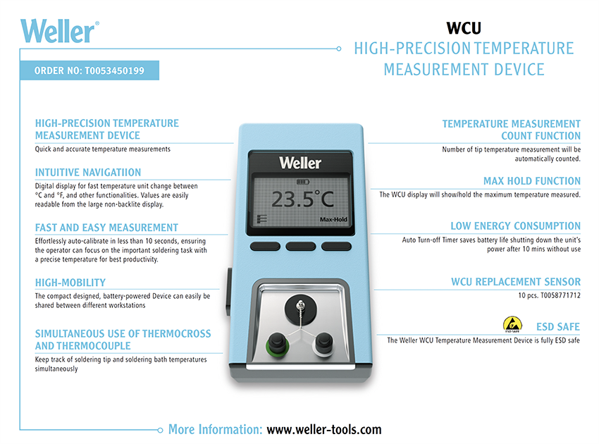Infographic - Apex Tool Group WCU High Precision Temperature Measurement Device