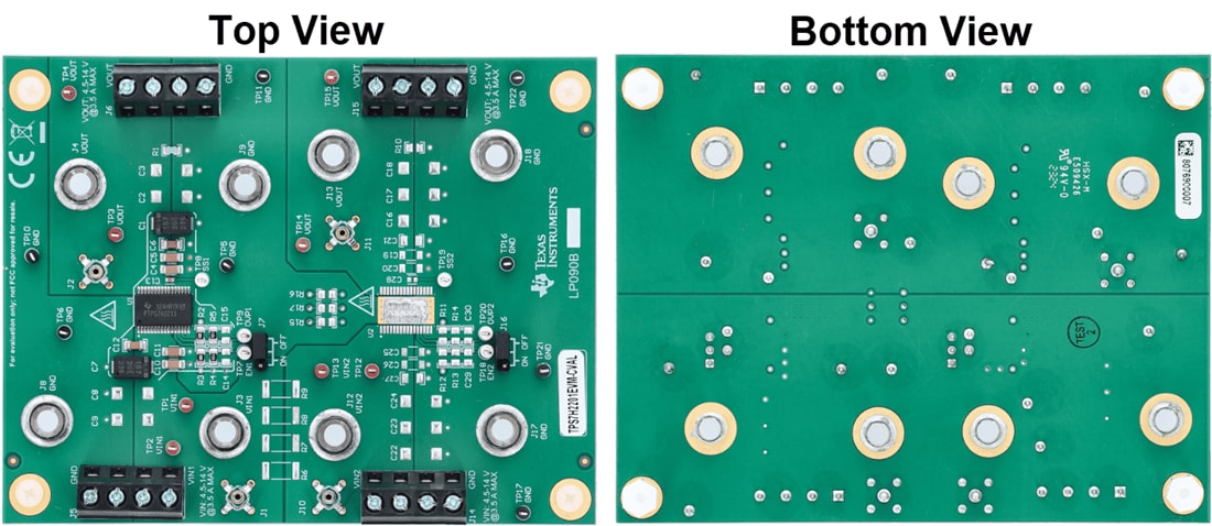Mechanical Drawing - Texas Instruments TPS7H2211EVM eFuse Evaluation Module (EVM)