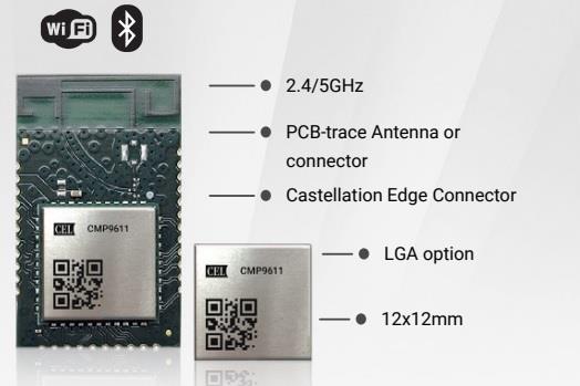 Infographic - CEL CMP961x Wi-Fi® & BLUETOOTH® Modules
