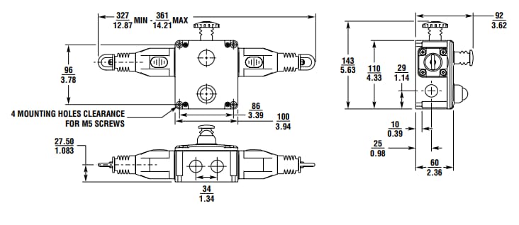 Omron Industrial Automation ER1032 Rope Pull Emergency Stop Switches