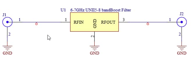 Schematic - Qorvo QPQ5601 Evaluation Board