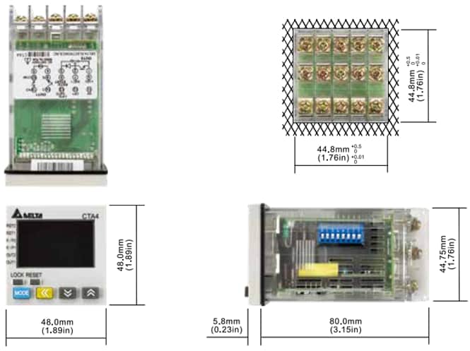 Delta IA CTA Timers/Counters/Tachometers