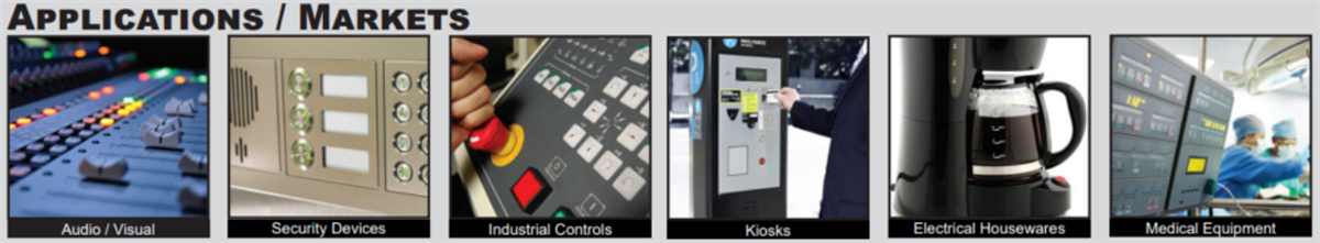 Chart - E-Switch SAV7 Anti-Vandal Switches