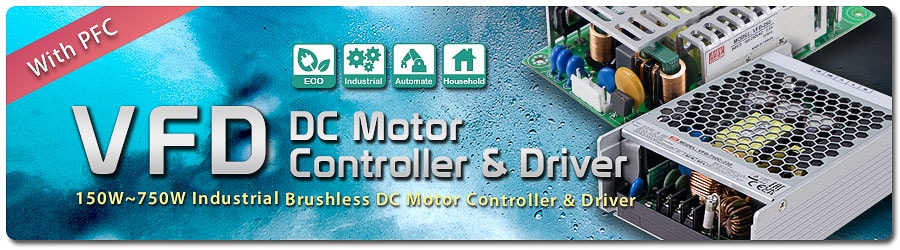 MEAN WELL VFD-C-230 Frequency Drives with PFC Function