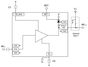 Application Circuit Diagram - MACOM MAAP-01132X Power Amplifiers