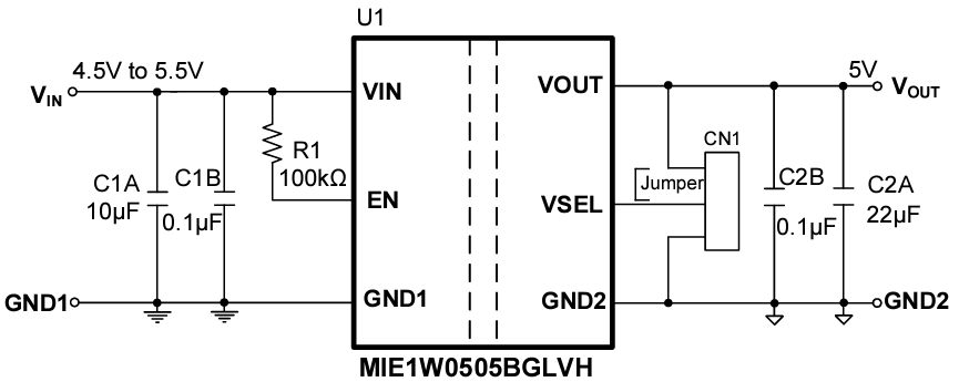 Monolithic Power Systems (MPS) EV1W0505B-LVH-00A Evaluation Board