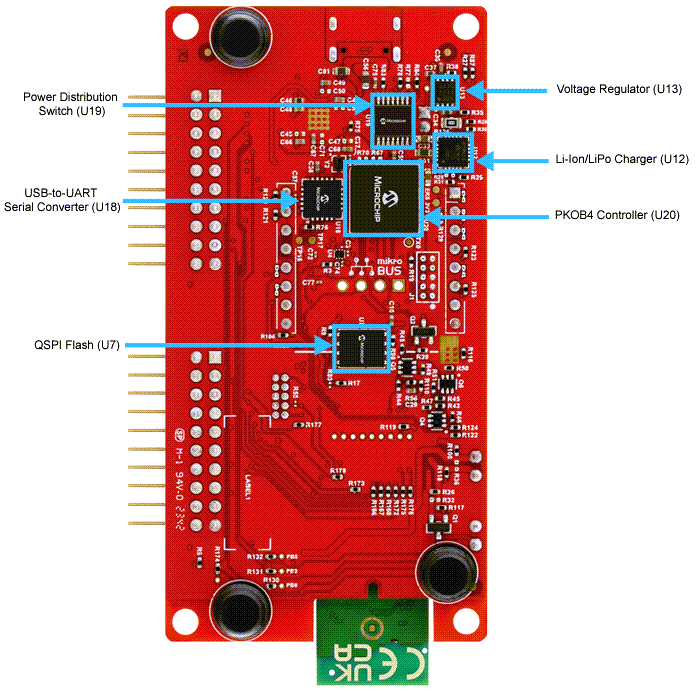 Microchip Technology WBZ451HPE Curiosity Board