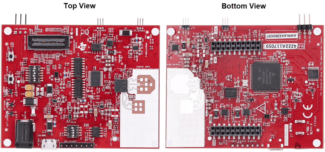 Mechanical Drawing - Texas Instruments AWRL6432BOOST BoosterPack™ Evaluation Module (EVM)