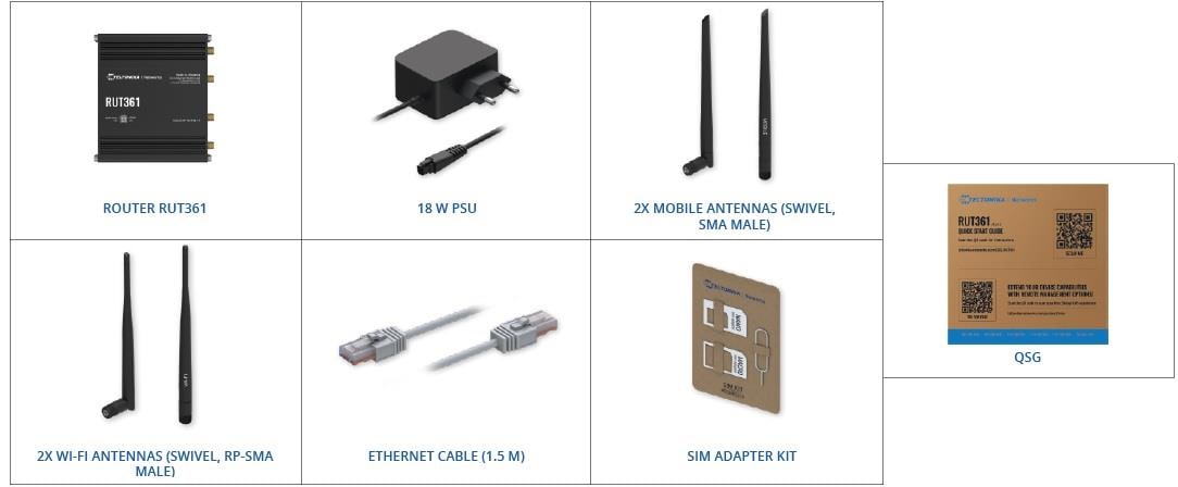 Teltonika RUT361 Industrial Cellular Router