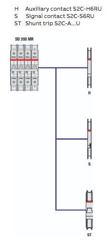 Application Circuit Diagram - ABB System pro M compact® SU200MR Circuit Breakers