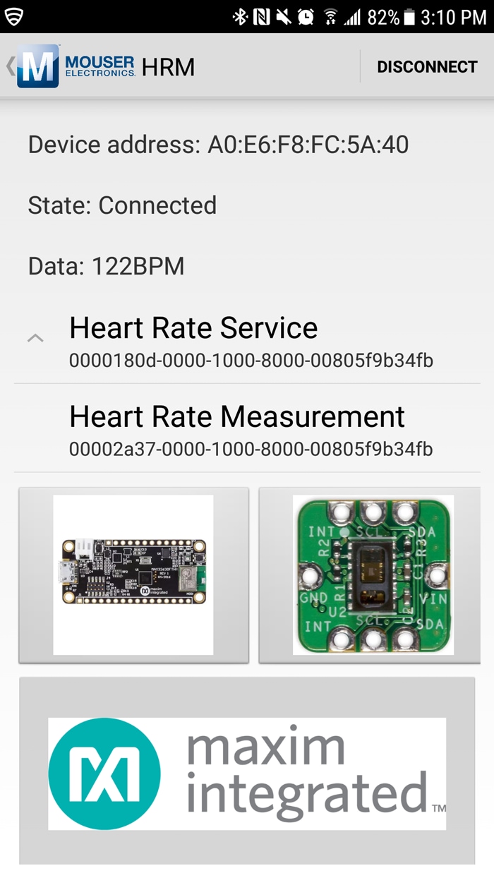 Heart rate data