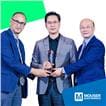Kingly Song, Vice President of Service and Sales for Greater China, accepts the 2025 Global Electron