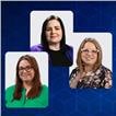 Pictured from left to right are Jennifer Krajcirovic, Heidi Elliott, and Aimee Smith